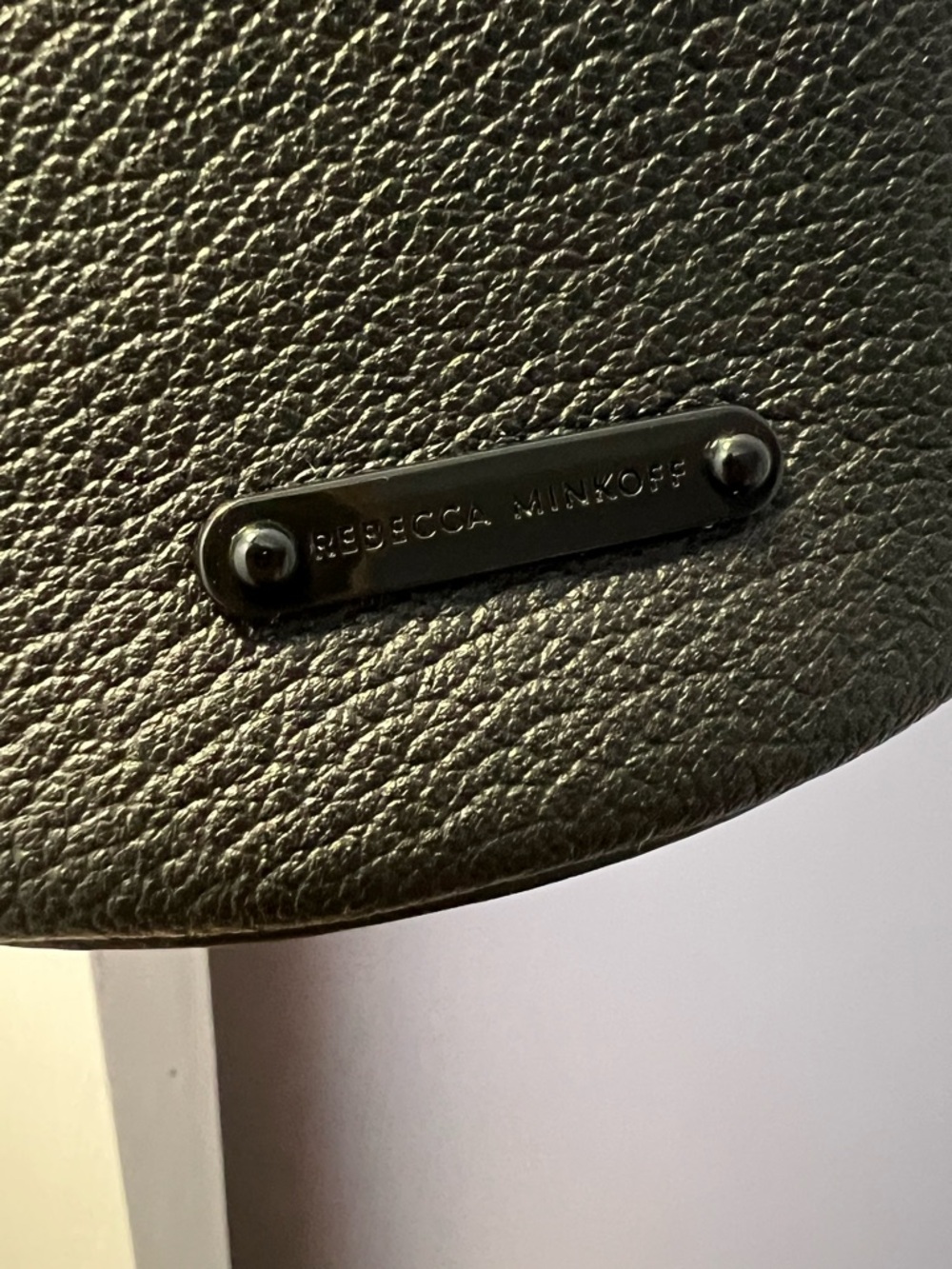 Rebecca Minkoff Black Bucket Bag with Gold Star & Moon studs - Edie top handle - Picture 7 of 9